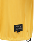 Women's Abstract Double Zip Anorak T-Shirt - Yellow