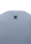 Men's Sleeve Tape Windproof Sweater - Light Blue