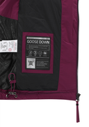 Women's Short Sleeve Grid Down Jacket - Magenta