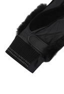 Women's Cold Proof Fur Glove - Black