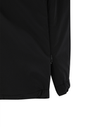 Women's Detachable Hood Padded Anorak - Black