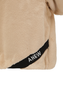Women's Short Sleeve Fur Jacket - Light Beige