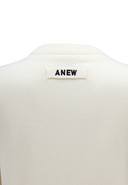 Women's Windproof Big Logo Sweater - Ivory
