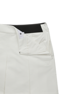 Women's Sweat Band Classic Pleats Skirt - Ivory
