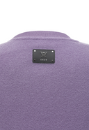 Women's Woven Hybrid T-Shirt - Lavender