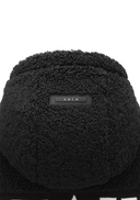 Women's Boucle Logo Hooded Sweater Vest - Black