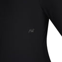 ANEW Golf Women's Woven Mixed Collar L/TS - Black