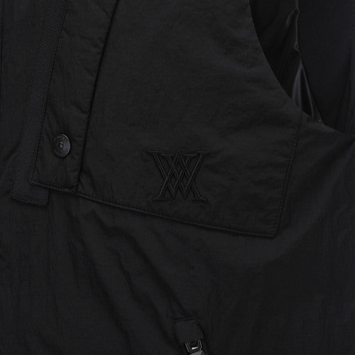 ANEW Golf Men Diagonal Incision Point Down Vest - Black