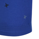 ANEW Golf Men's Logo Pattern Wind Block Pullover - Royal Blue