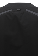 [Signature] Men's Round Neck Anorak Jacket - Black