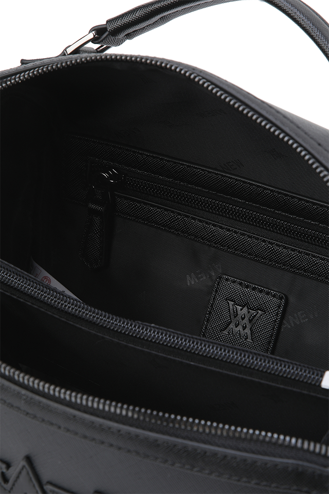 Women's Diamond Square Color Tote Bag - Black