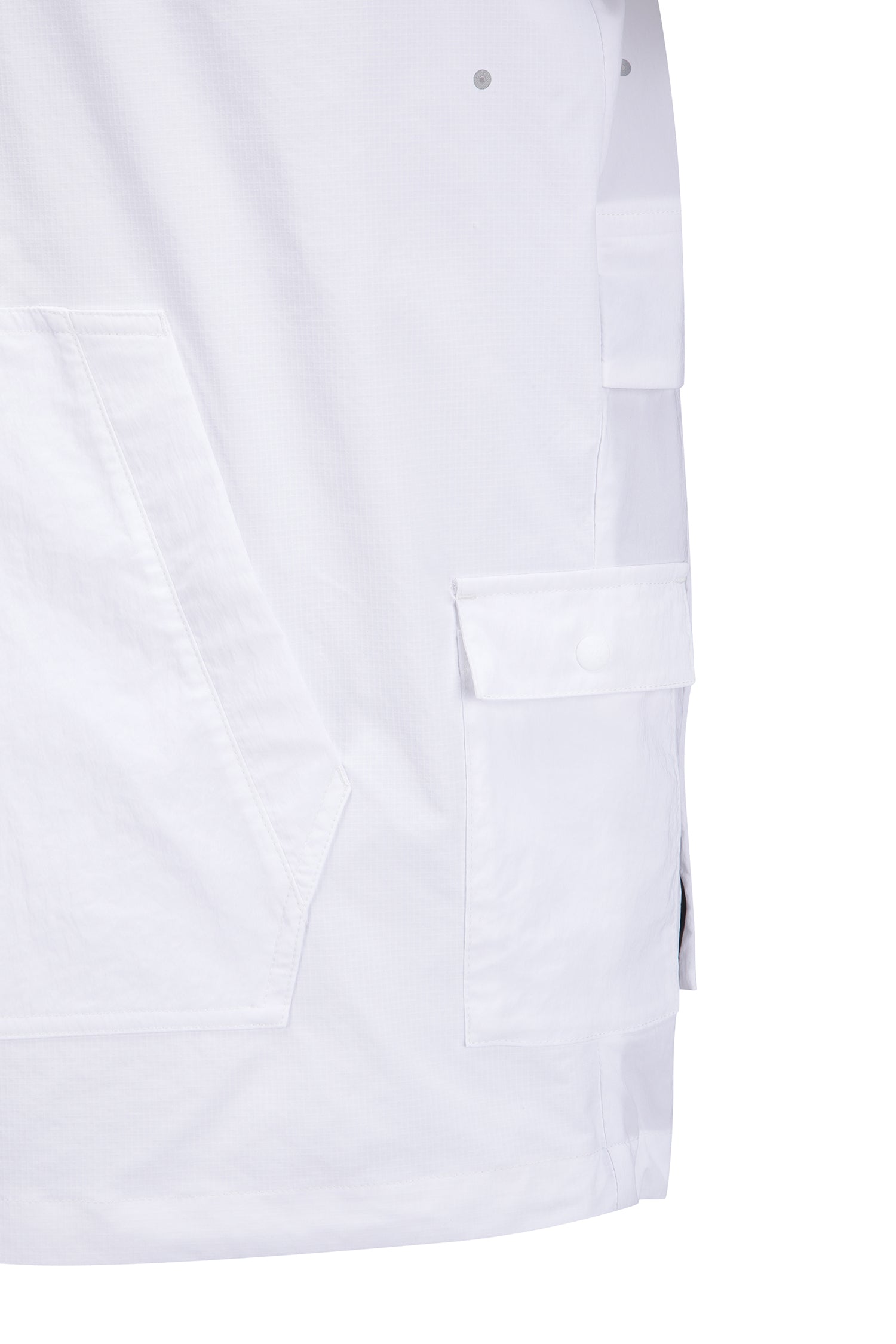 ANEW GOLF Men's SM Air Fan Short Sleeve Anorak Jacket - White