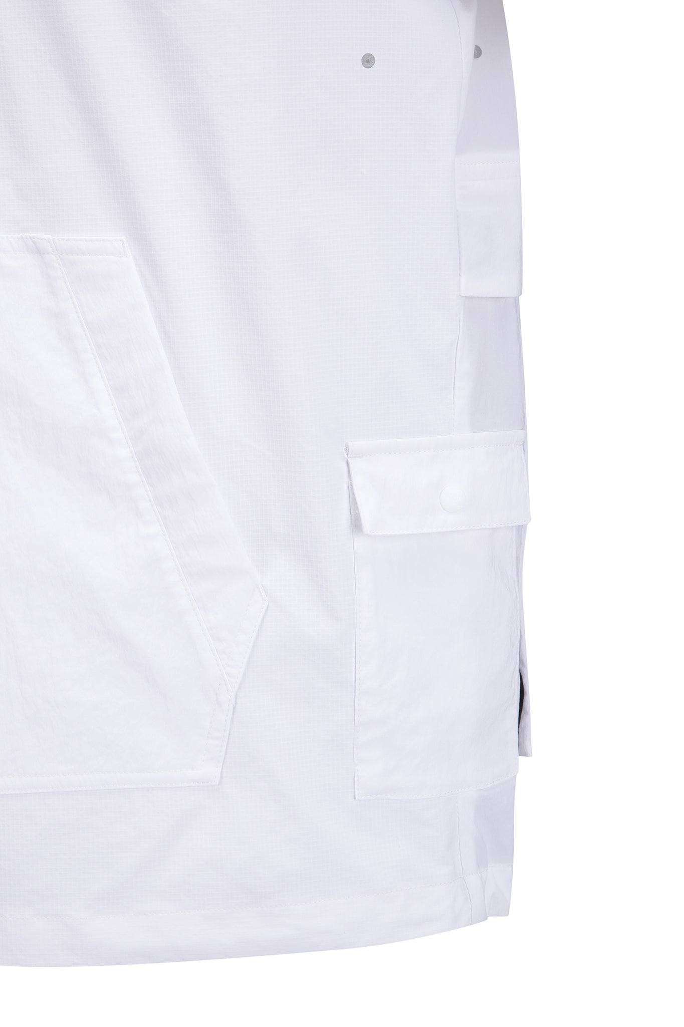ANEW GOLF Men's SM Air Fan Short Sleeve Anorak Jacket - White