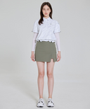 Anew Golf Women's SM Cargo Incision Skirt - Light Khaki