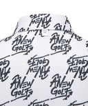 Women's Logo Pattern Short T-Shirt - White