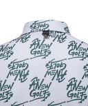Men's Logo Pattern Short T-Shirt - Gray