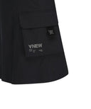 Women's Cargo Pocket Point Skirt - Black