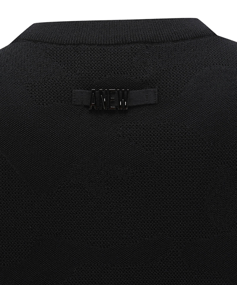 ANEW Golf Women's SM Hybrid Knit Vest - Black