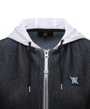 Women's Hoodie Sweater Vest - Navy