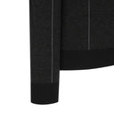 Men's Two Tone Half Zip-Up Pullover - Black