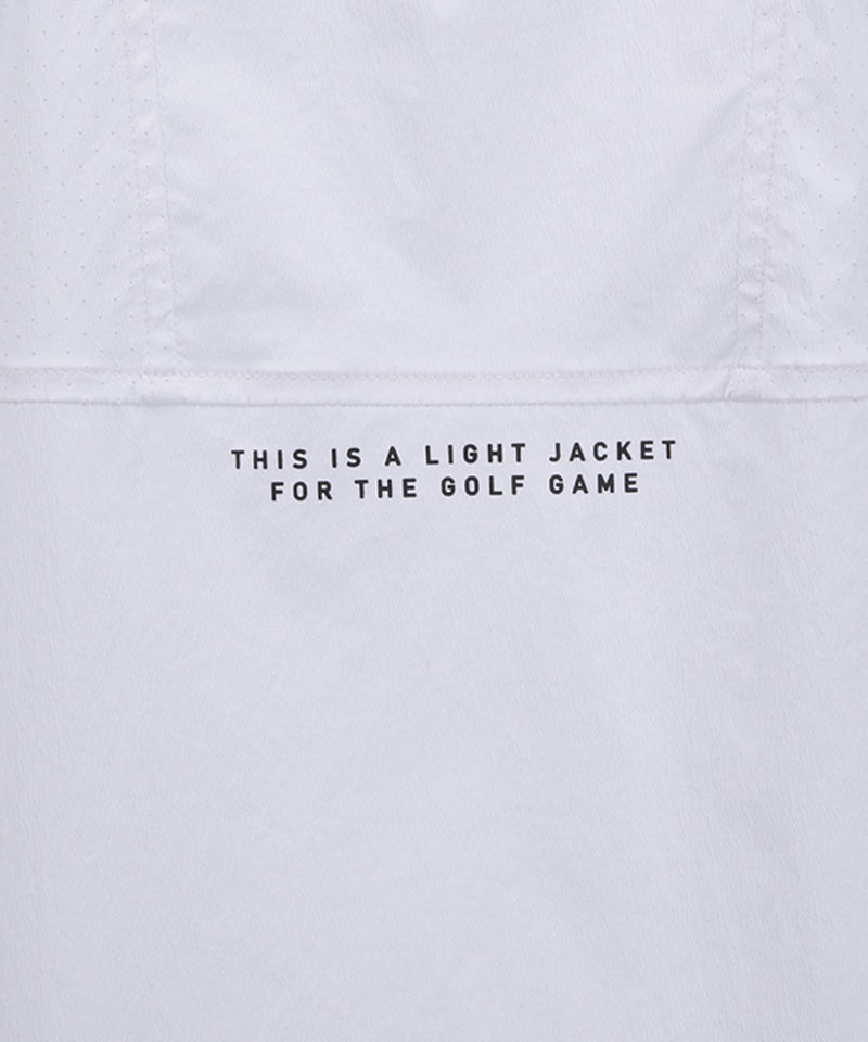 ANEW GOLF Men's SM Short Sleeve Anorak Jacket - White