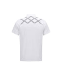 Men Ice Dots Logo Pattern Short T-Shirt - White