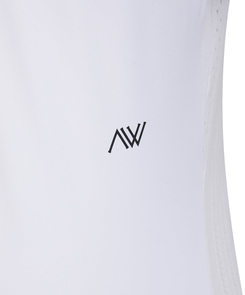 ANEW Golf Women's SM Textured Hybrid Short T-Shirt - White
