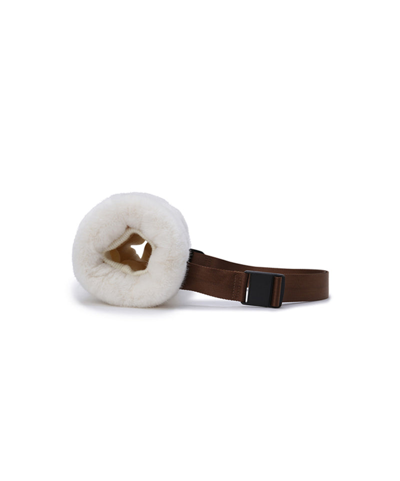 Fur Muff - Ivory