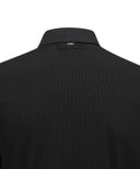 Men's Neck Point Long T-Shirt - Black