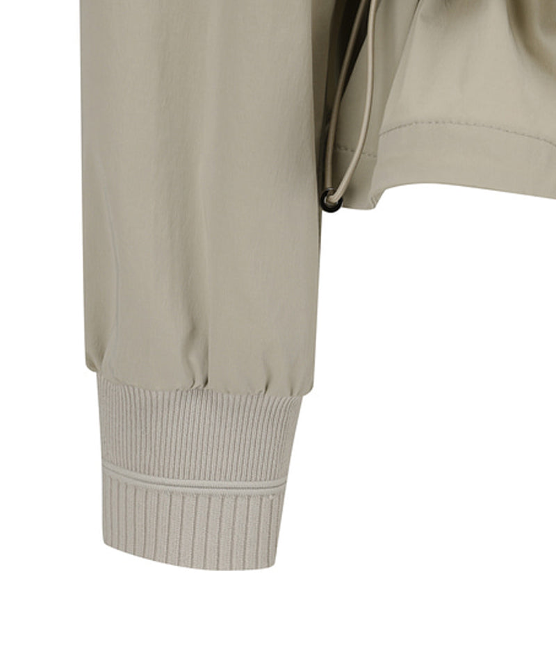 Women's Detachable MA-1 Jacket - Light Beige