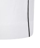 Men's Essential Half Neck Pullover - White