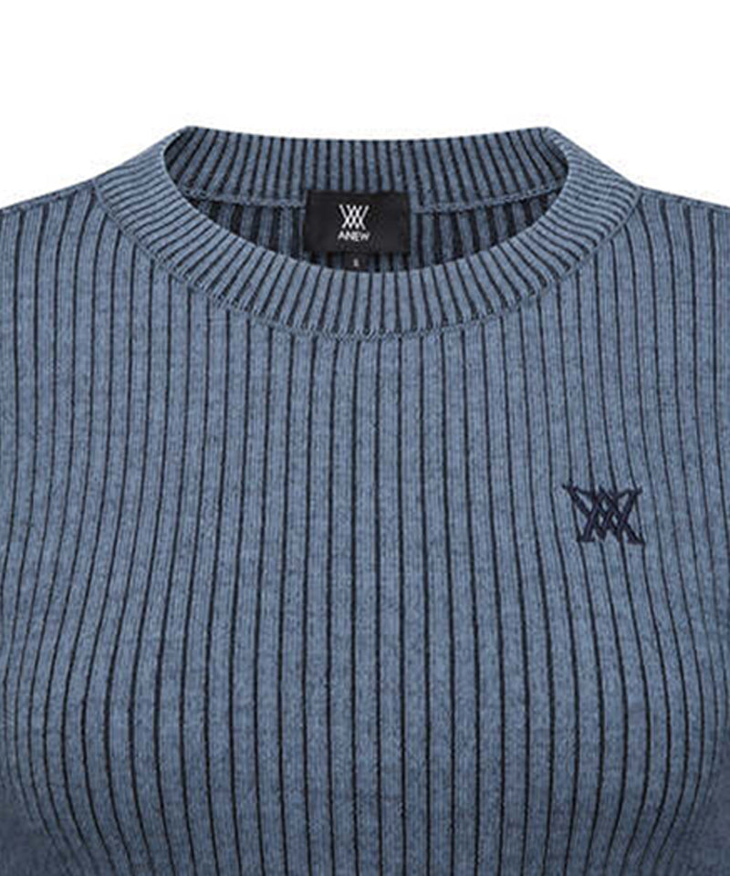 Women's Handle Chain Embroidery Pullover - Blue