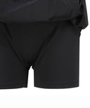 Women's Band Point Balloon Skirt - Black