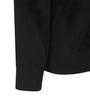 [Signature] Men's Big Logo Intarsia Pullover - Black