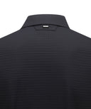 [Signature] Men's Crack Fabric Short T-Shirt - Black