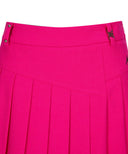 Women's Half Pleats Golf Skirt - Pink