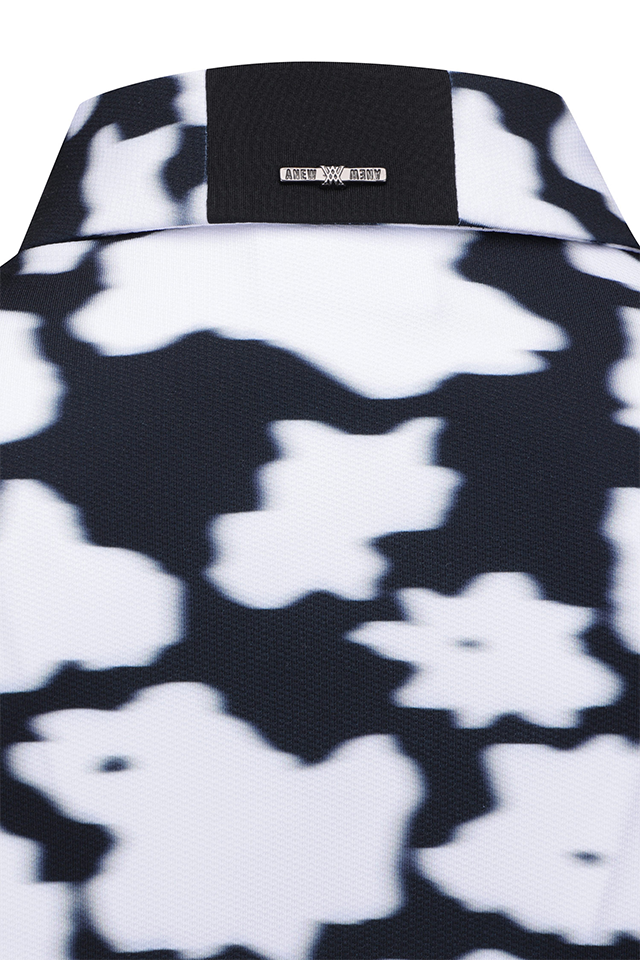 ANEW Golf Women's FA Flower Pattern Short T-Shirt - White
