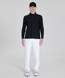 Men's SM Back Air Dot Long T-Shirt - Black