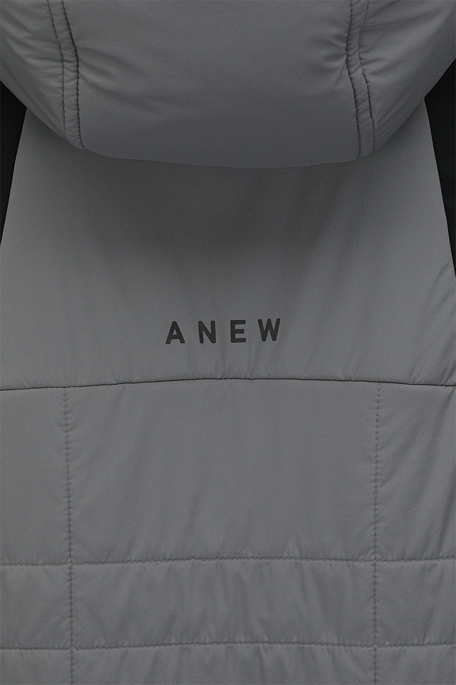 Men's WI Padded Anorak Jacket - Dark Grey