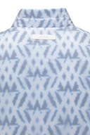 Men WI Logo Pattern Padded Jacket - Royal Blue