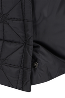 Women's WI High Neck Down Vest - Black