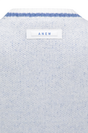 Women's WI Fuzzy Logo Point Sweater - Cream