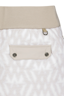 Women's WI Logo Pattern Padded Skirt - Beige