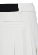 [Signature] Women's Side Pleated SQ - Off White