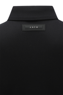 Women's WI Brushed Fleece Long T-Shirt - Black