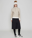 Women's WI High Neck Long T-Shirt - Cream