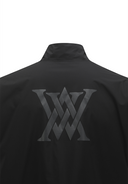 Men's Logo Half Zip Anorak - Black