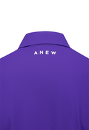 Men's Hybrid Solid T-Shirt - Purple