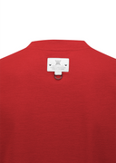 Men's Solid Round Short Sleeve T-Shirt - Red