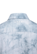 Men's Smoke Pattern T-Shirt - Blue